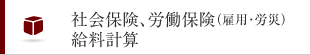 社会保険、労働保険（雇用･労災）給料計算